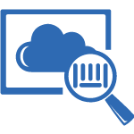 Cloud Based Tracking Icon